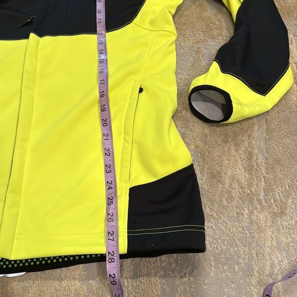 GORE Wear C5 WINDSTOPPER THERMO Trail Jacket SZ L BLK/Neon Yellow new with tags - Picture 6 of 9